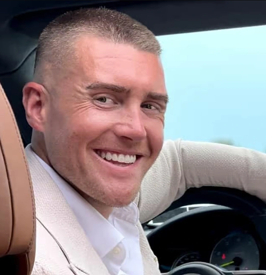 Teeth veneers client showing natural looking results